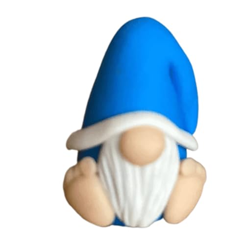 Miniatur -Gnom -Schlüsselkette - Vivid Garden Gnom Figuren Bezaubernde Harzschlüsselketten -Ornamente, glatt | Sorgfältig Geschnitzte Flexible Miniaturgnomes -Figuren Balkone, Veranden, Rasenflächen, von Vitsrisea