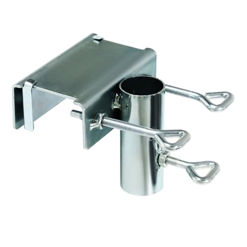 Parasolhalter - Hochleistungs -Regenschirm -Klemmhalter, Wetterfestem Eisenstand | Robust Deck Mount Parasol Halter Für , Balkon, Innenhof, Terrasse, Boote Und Sonnenschildunterstützung Im Freie von Vitsrisea