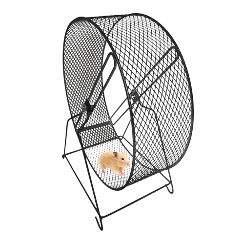 Silent Hamster Wheel - Ruhiges Übungsspielzeug, Kleines Tier, Das Accessoire Läuft | Gerbil -Aktivitätsrad, Maus -Fitness -Ausrüstung, Innen -Fitness -Werkzeug, Kaues Resistantes Hamsterrad, Interakti von Vitsrisea