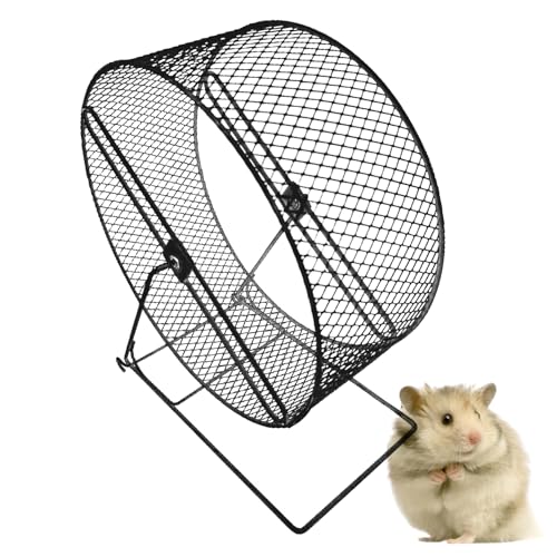 Silent Hamster Wheel - Ruhiges Übungsspielzeug, Kleines Tier, Das Accessoire Läuft | Gerbil -Aktivitätsrad, Maus -Fitness -Ausrüstung, Innen -Fitness -Werkzeug, Kaues Resistantes Hamsterrad, Interakti von Vitsrisea