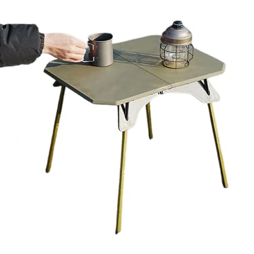 Tragbarer Klappcampingtisch - Leicht Einstellbarer Picknickschreibtisch, Kompakter Grillständer | Zusammenklappbare Outdoor -Essplattform, Faltbarer Kochtisch Zum Wandern, Reisen, Terrasse, , Ga Tragbarer Klappcampingtisch - Leicht Einstellbarer Picknickschreibtisch, Kompakter Grillständer | Zusammenklappbare Outdoor -Essplattform, Faltbarer Kochtisch Zum Wandern, Reisen, Terrasse, , Ga von Vitsrisea