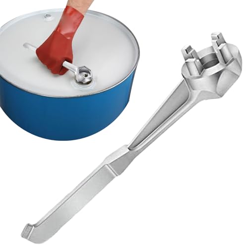 Trommelschlüssel - Hochleistungs -Aluminium -Stirnschlüssel, Multisize -Drum Deckelöffner | Universals Plug-Öffnungswerkzeug Für 10-55 Gallonen-Trommeln, Stempelkappenöffner Für Industriefässer Und Gr von Vitsrisea