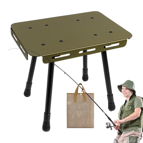 Vitsrisea Campinghocker, tragbarer Campinghocker,Rucksackhocker | Multifunktionaler Wandertisch im Freien, kompakter Sitz für Picknicks, Reisen, Grill von Vitsrisea