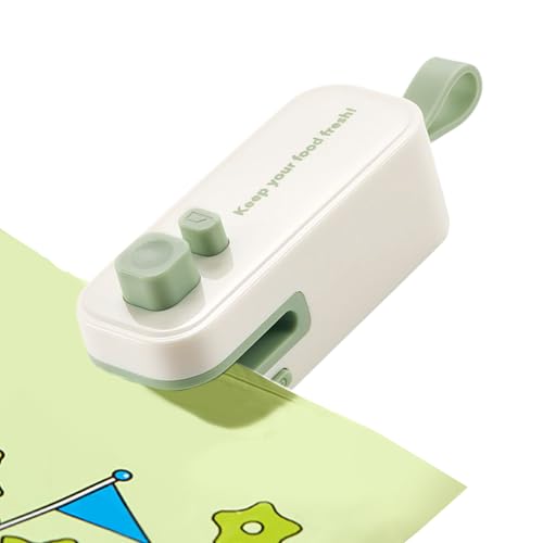 Vitsrisea Mini Beutelversiegler,Kleine Snackbeutel Versiegelungsmaschine | USB-ladbares Frischhaltegerät für Chips Fleisch Käse von Vitsrisea