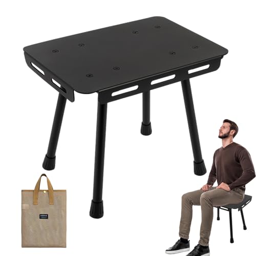 Vitsrisea Tragbarer Klapptisch - Robuster Faltbarer Picknicktisch, Leichter Strandtisch | Kompakter Reiseständer, Verstellbarer Gartencampingtisch, Esslösung Im Freien Für Abenteuer Und Reisen von Vitsrisea