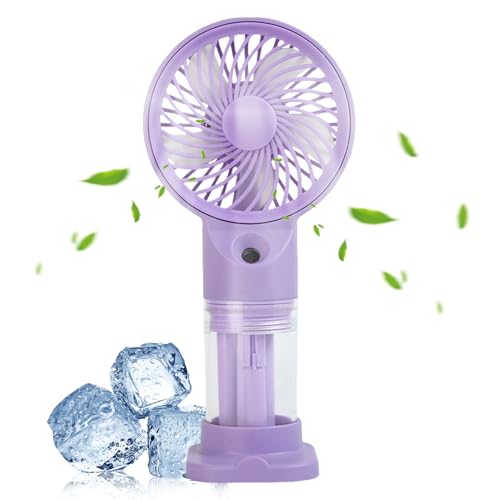 Vitsrisea Tragbarer Ventilator mit Nebelfunktion | Tragbare Reise Sprüh-Wassernebel Ventilatoren | Klappbarer Luftkühler 3 Geschwindigkeiten Für Camping Reisen Garten Picknick Zuhause Vitsrisea Tragbarer Ventilator mit Nebelfunktion | Tragbare Reise Sprüh-Wassernebel Ventilatoren | Klappbarer Luftkühler 3 Geschwindigkeiten Für Camping Reisen Garten Picknick Zuhause von Vitsrisea