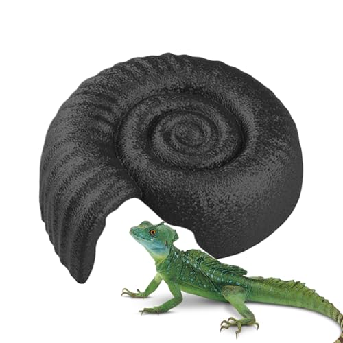 Vitsrisea Unterstand für Reptilien Form Ammonit,Haus für dekorative Höhle | Habitat Ruhe für Terrarium Versteck und Schlaf Vitsrisea Unterstand für Reptilien Form Ammonit,Haus für dekorative Höhle | Habitat Ruhe für Terrarium Versteck und Schlaf von Vitsrisea