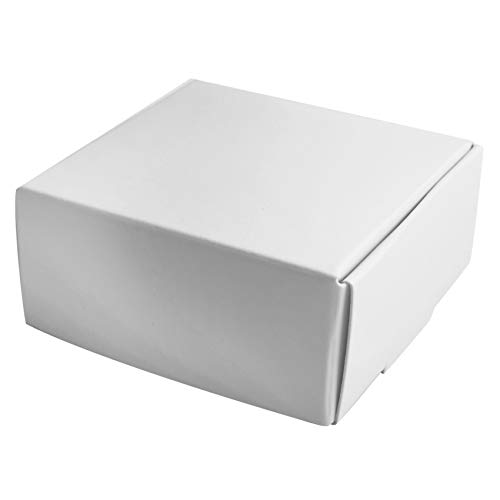 Viudecce 100 Stück Kraftpapierboxen, schöne Kraftpapierboxen, kleine Größe, Weiß von Viudecce
