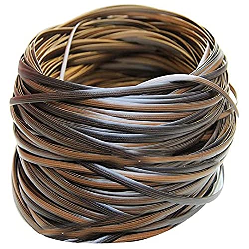 Viudecce Kunststoff-Rattan, mit Farbverlauf, aus Rattan, Kunststoff, zum Stricken und Reparieren, Aufbewahrungskorb für Tisch und Stühle von Viudecce