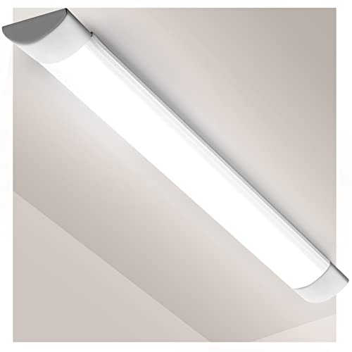 Viugreum 10W LED Deckenleuchte Röhre Licht 30CM, mit 1200LM in Neutralweiß 4000K, 130° Abstrahlwinkel für Badzimmer Wohnzimmer Küche Garage Lager Werkstatt von Viugreum