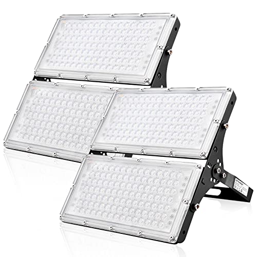 Viugreum 2 Pack Led Fluter Aussen, 200W Led Aussenstrahler, Superhell 20000Lm Led Strahler Mit 210 Leds (Smd 2835), IP66 Wasserdicht für Garten, Garage, Hof von Viugreum