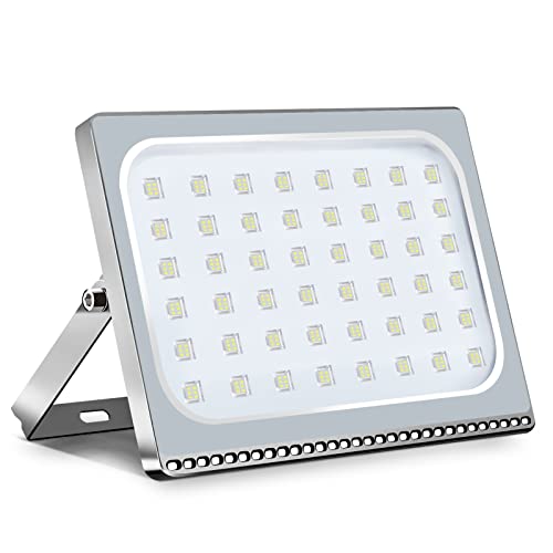 Viugreum 300W LED Strahler Außen, Superhell 24000LM Scheinwerfer, 6500k, IP67 Wasserfest, Außenstrahler für Hinterhof, Auffahrt, Türen, Garage, Flur, Garten von Viugreum