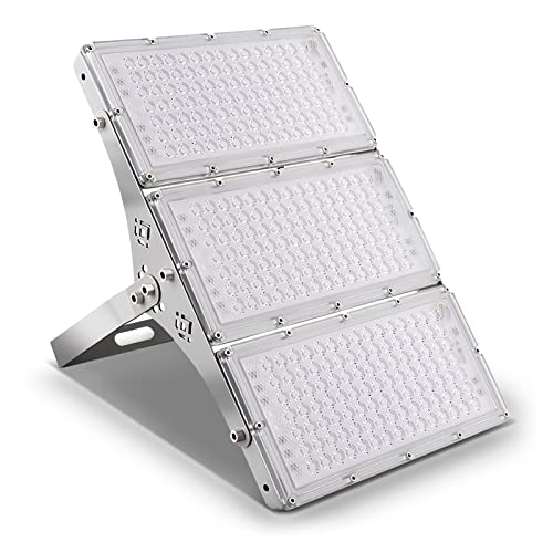 Viugreum Led Strahler 300w, IP66 Wasserdicht Led Flutlicht Mit 315 Leds (Smd 2835), KaltweißLeds (30000 Lm), Aktualisiert Wasserdicht & Aussehen Aluminium Led Fluter für Garten, Garage, Sportplatz von Viugreum