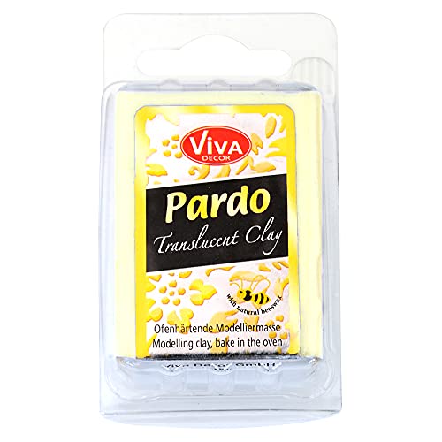 PARDO Schmuck-Masse Transparent Gelb, 56 g von Viva Decor