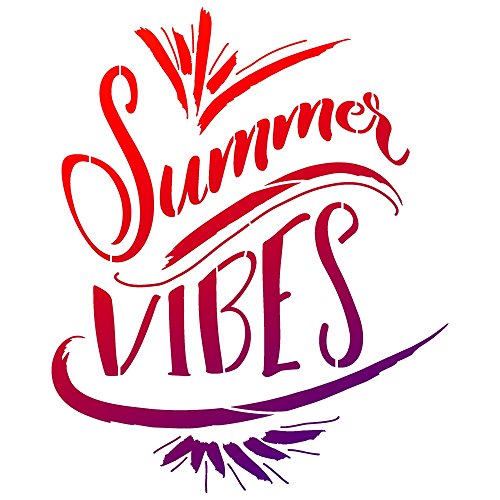 Universalschablone A4 -Summer Vibes- von Viva Decor