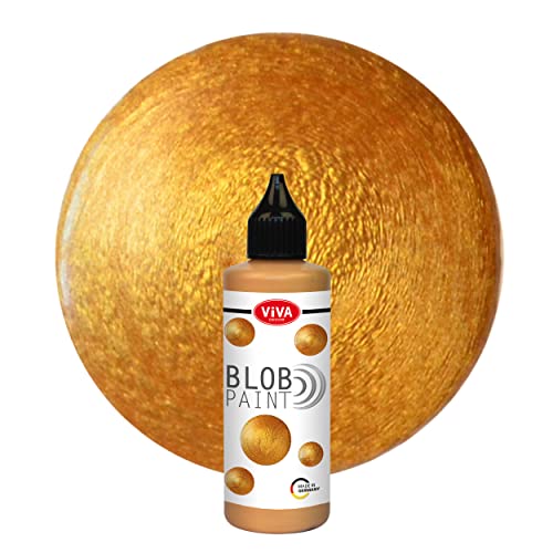 Viva Decor Blob Paint, 90 ml, Metallic/Glitter Gold-Metallic von Viva Decor