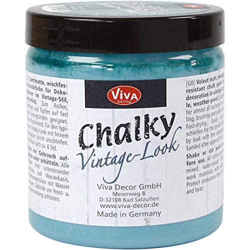 Chalky Vintage Look, 250ml Petrol von Viva Decor