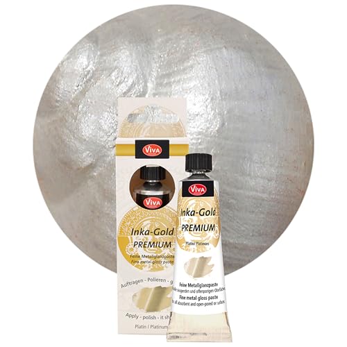 Viva Decor Inka Gold Premium 40g – Kupfer – Wischmetall und Gilding Wax für Glanzeffekte auf Holz, Leinwand, Ton und Beton, schnell trocknend, ideal für Patina-Effekte und DIY-Projekte von Viva Decor
