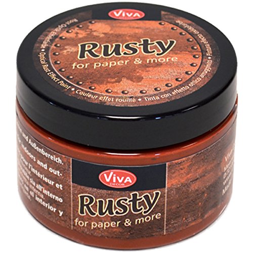 Viva Decor Rusty Acryllack für Papier und mehr - 150 ml in Rostorange von Viva Decor