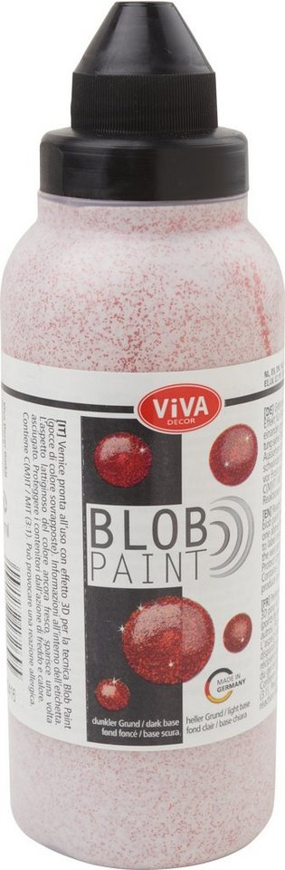 Viva Decor Bastelfarbe Blob Paint, Metallic/Glitter, 280 ml Viva Decor Bastelfarbe Blob Paint, Metallic/Glitter, 280 ml von Viva Decor