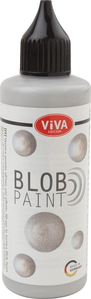 Viva Decor Bastelfarbe Blob Paint, Metallic/Glitter, 90 ml von Viva Decor