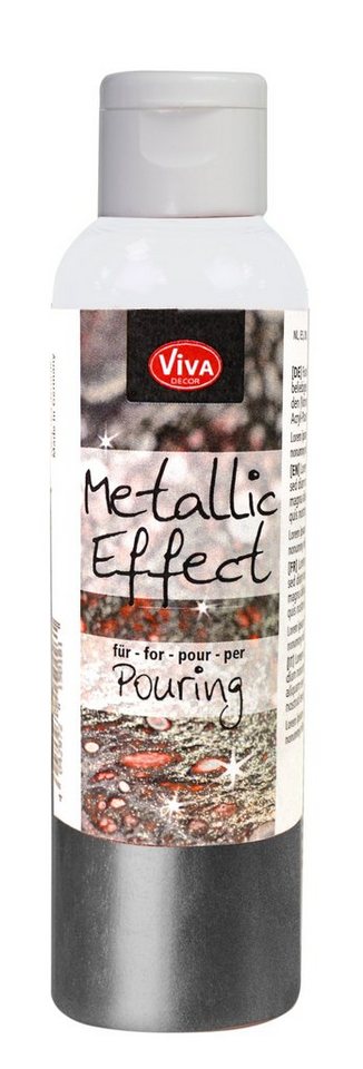 Viva Decor Bastelfarbe Metallic Effektfarbe Metallic Effekt Pouring, 120 ml Viva Decor Bastelfarbe Metallic Effektfarbe Metallic Effekt Pouring, 120 ml von Viva Decor