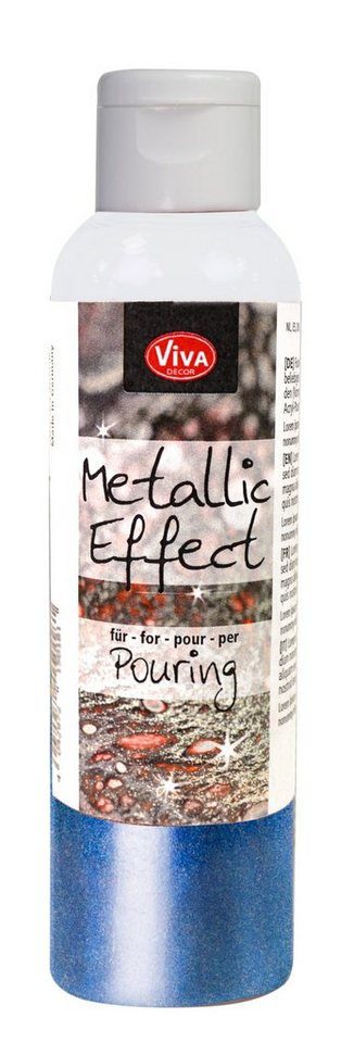 Viva Decor Bastelfarbe Metallic Effektfarbe Metallic Effekt Pouring, 120 ml Viva Decor Bastelfarbe Metallic Effektfarbe Metallic Effekt Pouring, 120 ml von Viva Decor