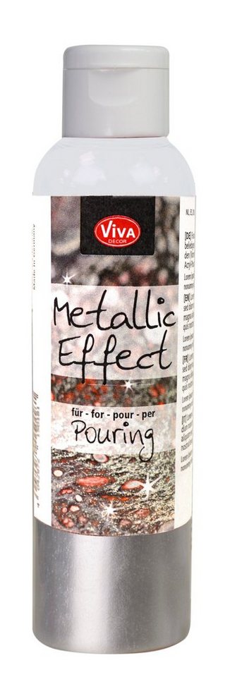 Viva Decor Bastelfarbe Metallic Effektfarbe Metallic Effekt Pouring, 120 ml von Viva Decor