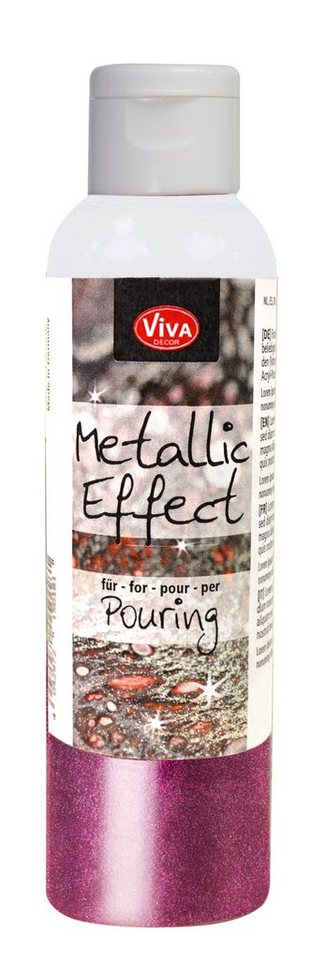 Viva Decor Bastelfarbe Metallic Effektfarbe Metallic Effekt Pouring, 120 ml Viva Decor Bastelfarbe Metallic Effektfarbe Metallic Effekt Pouring, 120 ml von Viva Decor