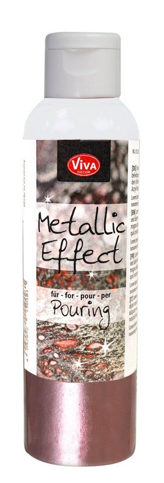 Viva Decor Bastelfarbe Metallic Effektfarbe Metallic Effekt Pouring, 120 ml von Viva Decor