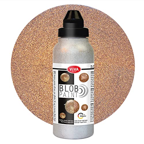 Viva Decor Blob Paint, 280 ml, Metallic/Glitter Bronze-Glitter von Viva Decor