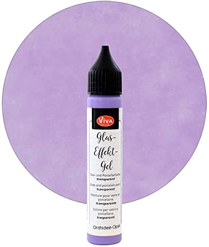 Viva Decor Glaseffekt-Gel, 25 ml, Orchidee Blickdicht von Viva Decor