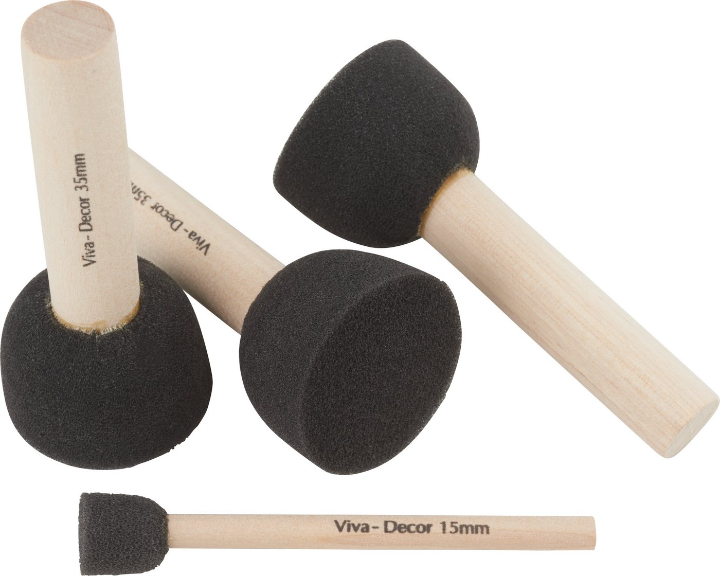 Viva Decor Malpinsel MyPaperWorld Stupf-Pinsel, 4er-Set Viva Decor Malpinsel MyPaperWorld Stupf-Pinsel, 4er-Set von Viva Decor