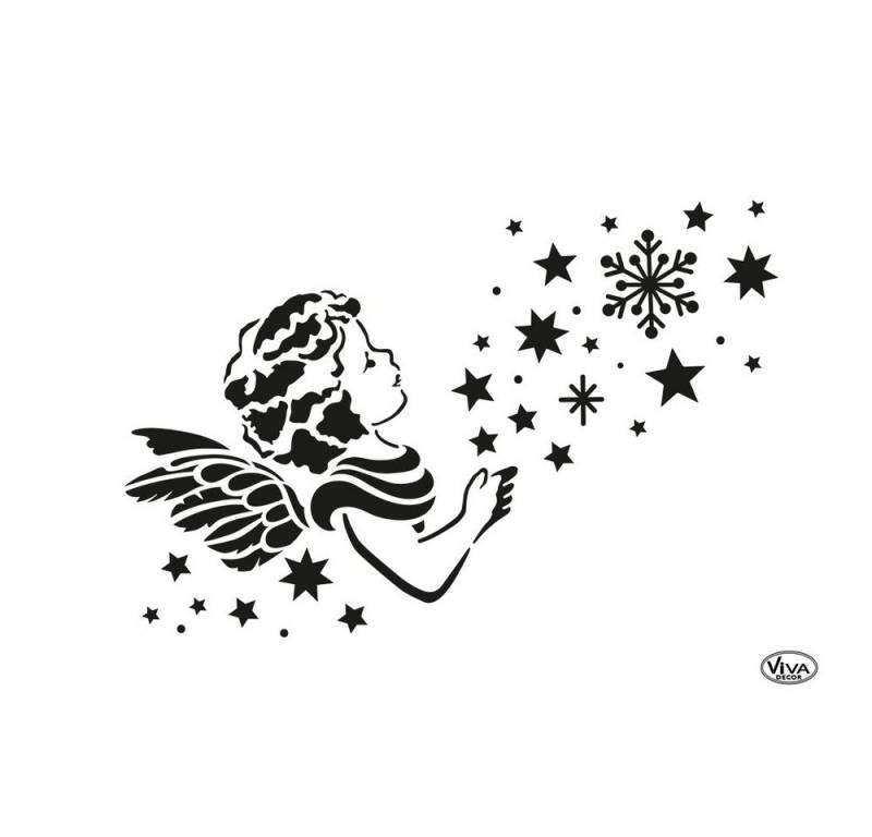 Viva Decor Malschablone Weihnachtswunsch, A4 Viva Decor Malschablone Weihnachtswunsch, A4 von Viva Decor