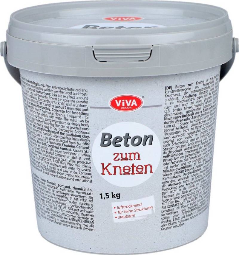 Viva Decor Modelliermasse Knetbeton, lufttrocknend von Viva Decor