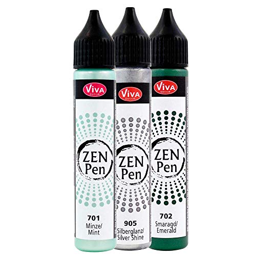 Viva Decor Zen-Pen Set von 3 – Farbe der Hälfte von Viva Decor