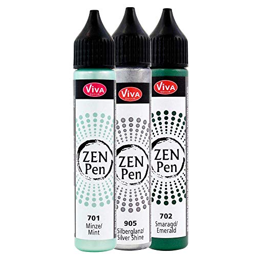 Viva Decor Zen-Pen 3er Set - Farbe der Hälfte von Viva Decor