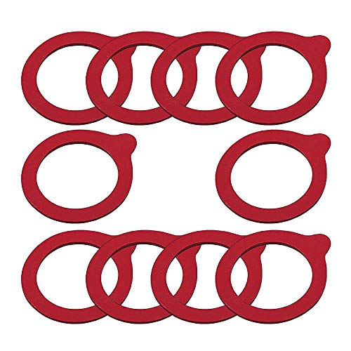 Viva-Haushaltswaren 10 Weckringe / Gummiringe / Einmachringe 65x90mm / passend für diverse Bügelverschluss-Gläser 0,25l bis 1l von Viva Haushaltswaren