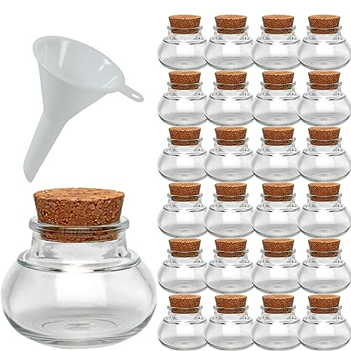Viva Haushaltswaren - 25 x Mini Gewürzglas 40 ml, runde Glasdose mit Korkverschluss als Gewürzdose & Vorratsdose für Gewürze, Salz etc. verwendbar (inkl. Trichter gelb) Viva Haushaltswaren - 25 x Mini Gewürzglas 40 ml, runde Glasdose mit Korkverschluss als Gewürzdose & Vorratsdose für Gewürze, Salz etc. verwendbar (inkl. Trichter gelb) von Viva Haushaltswaren