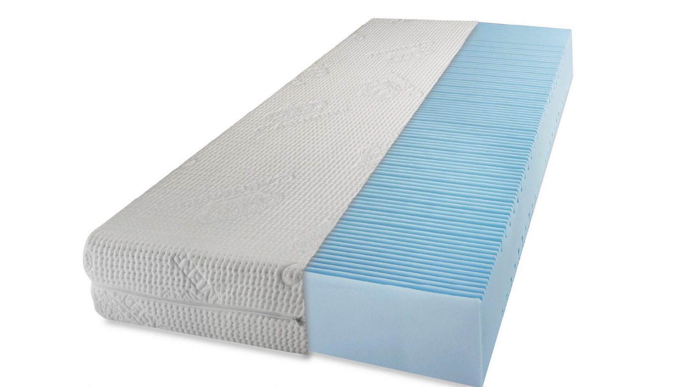 Kaltschaummatratze Cashmere, Viva Möbel, 22 cm hoch, (Packung, 1 Stück), Premium Cashmere Kaltschaum Matratze 22cm - 200x200 cm von Viva Möbel