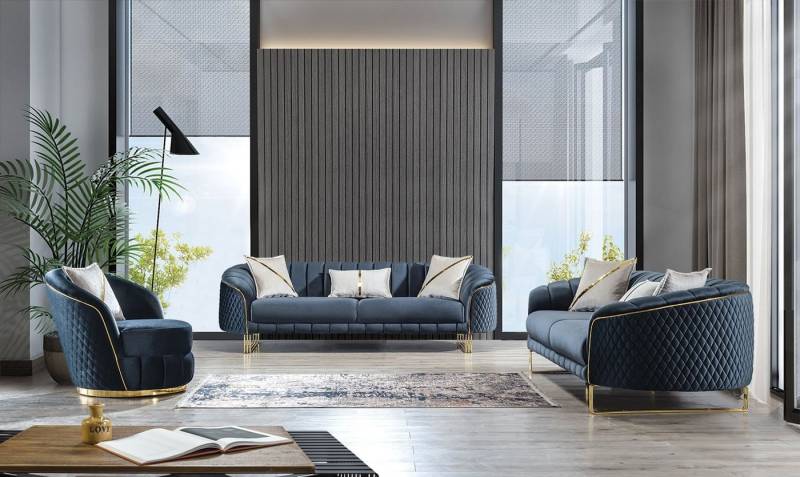 Viva Möbel Sofa AQUA, Luxuriöses Design mit erstklassigem Komfort. von Viva Möbel