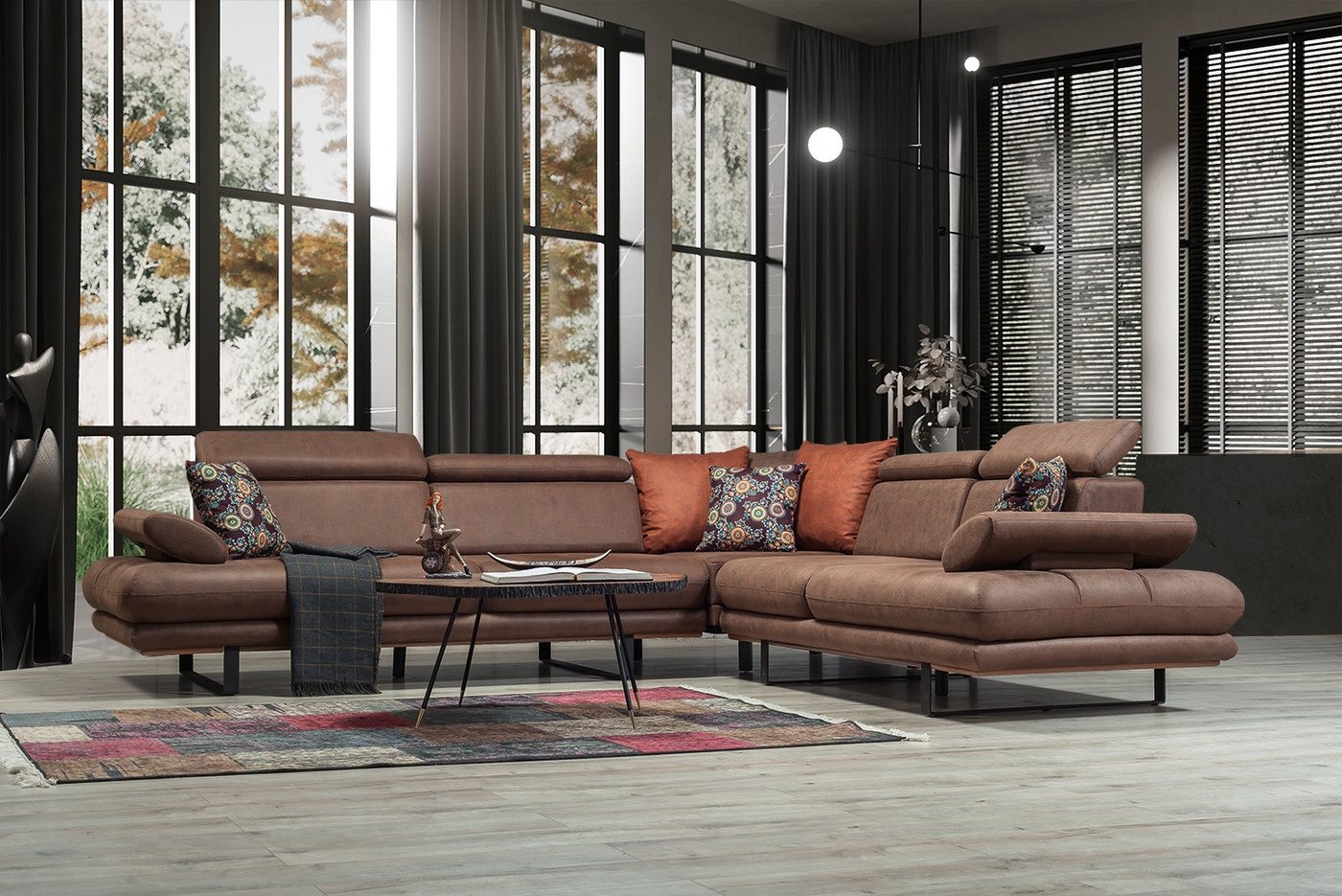 Viva Möbel Sofa TESLA, L270 x R305 cm, Luxuriöses Ecksofa mit hochwertiger Verarbeitung. Viva Möbel Sofa TESLA, L270 x R305 cm, Luxuriöses Ecksofa mit hochwertiger Verarbeitung. von Viva Möbel