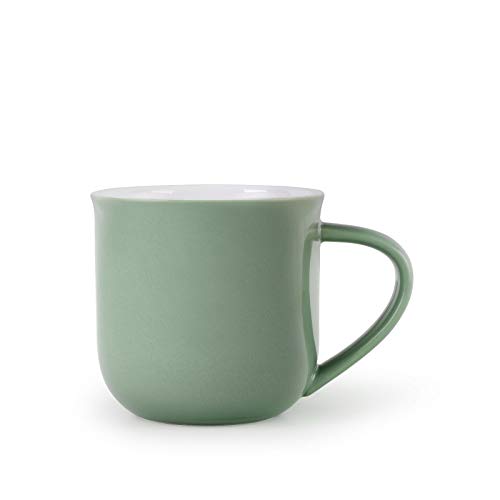 Viva Scandinavia Teetassen aus Porzellan, mit isoliertem Griff, 350 ml, Grün, 2 Stück von Viva Scandinavia
