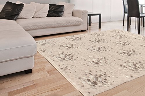 VIVA RUGIADA Teppich, Synthetikfaser, Ivory, 80 x 150 x 1,20 cm von VIVA