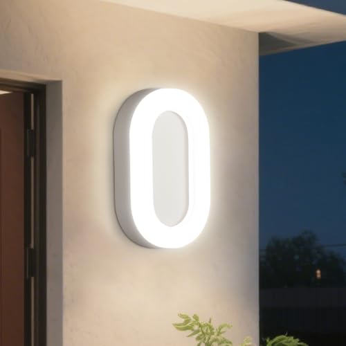 VivaLet LED Deckenlampe Wandlampe Innen, 12W/1200LM Kellerleuchte Feuchtraumleuchte, IP65 Wasserdicht Aussenlampe, 4000K Neturalweiß Oval Lampe Treppen Beleuchtung für Flur Außen Decke Spiegelleuchte VivaLet LED Deckenlampe Wandlampe Innen, 12W/1200LM Kellerleuchte Feuchtraumleuchte, IP65 Wasserdicht Aussenlampe, 4000K Neturalweiß Oval Lampe Treppen Beleuchtung für Flur Außen Decke Spiegelleuchte von VivaLet