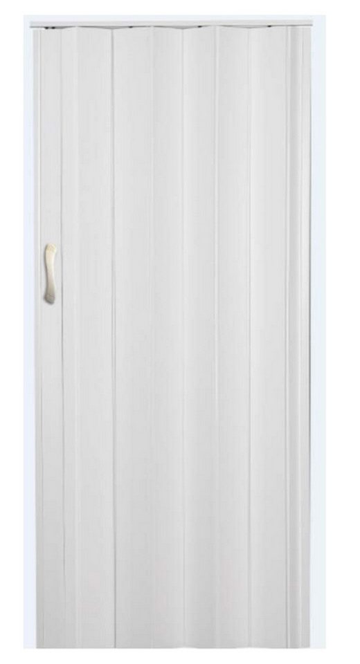 Vivaldi Falttür Schiebetür Tür Farbe weiß H. 203 cm Türbreite bis 147 cm pi011 Neu (1 Set, 1-St., teils vormontiert), teils vormontiert von Vivaldi