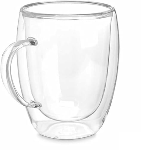 Tasse, transparent, Borosilikatglas, 343 ml, 24 Stück von Vivalto