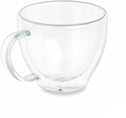 Transparente Tasse aus Borosilikatglas, 140 ml, 24 Stück von Vivalto