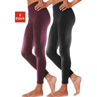 Vivance active Leggings, (2er-Pack), mit Gummibund, Loungewear von Vivance Active
