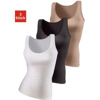 Vivance active Unterhemd, (Packung, 3er-Pack), aus weicher Microfaser, Tanktop, Unterziehshirt von Vivance Active